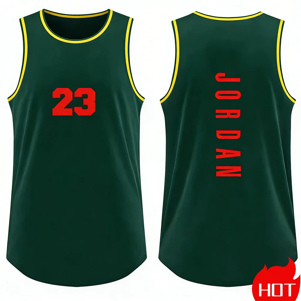 tank tops for man Running man sleeveless top leisure Vest Men Basketball Jersey smiling face graphic tank top man summer clothes image 6