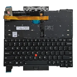 US Laptop Keyboard for Lenovo Thinkpad X13 Gen 1 20T2 20T3 20UF 20UG L13 Gen 1 20R3 20R4