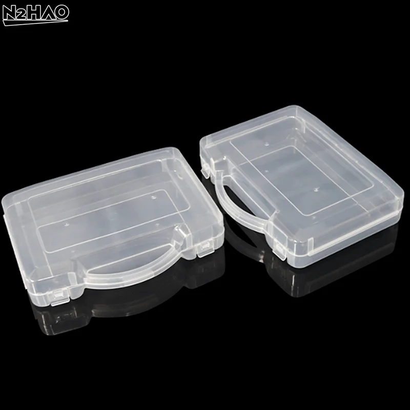 1PC Plastic Transparent Handheld Storage Box Jewelry Storage Box Small Item And Miscellaneous Storage Box