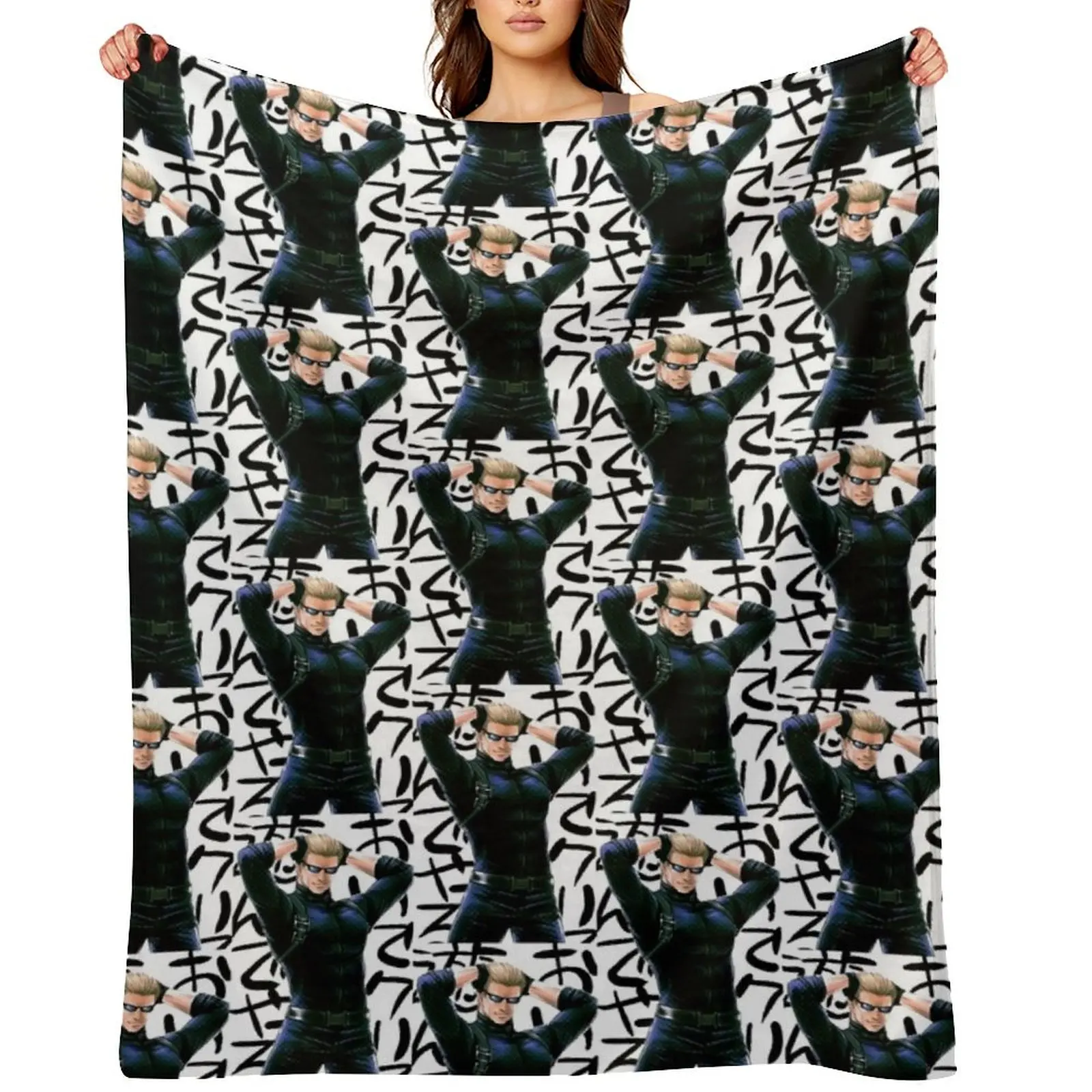 

Albert Wesker Throw Blanket Travel Heavy Thins Decorative Sofa Blankets