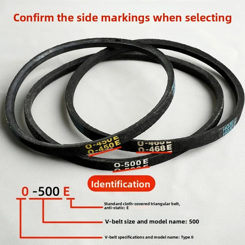 Washing Machine Belt Universal V-Belt, Wear Resistant Drive Belt for Semi-Automatic & Fully Automatic Motor，SL26137