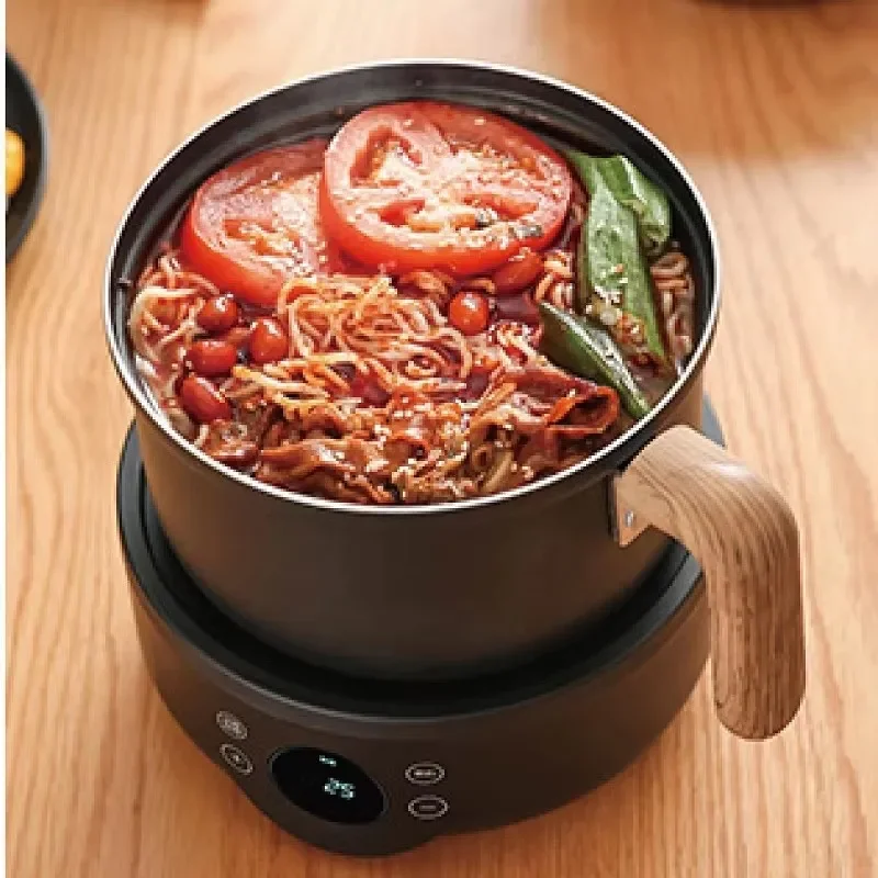 

110V/220V Smart Electric Cooker Multifunction Split Pot Home Non-stick Frying Pan Mini Electric Hot Pot Appointment Steamer 1.8L