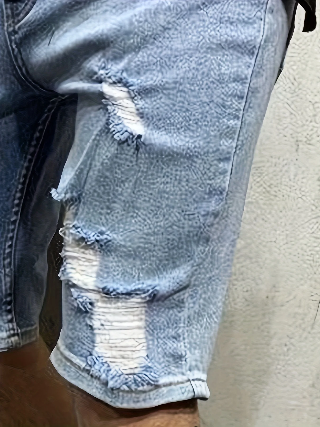 Erkek Yazlık Nefes Alabilen Yı - Shorts Denim Frayed incelemesi ve fiyatı