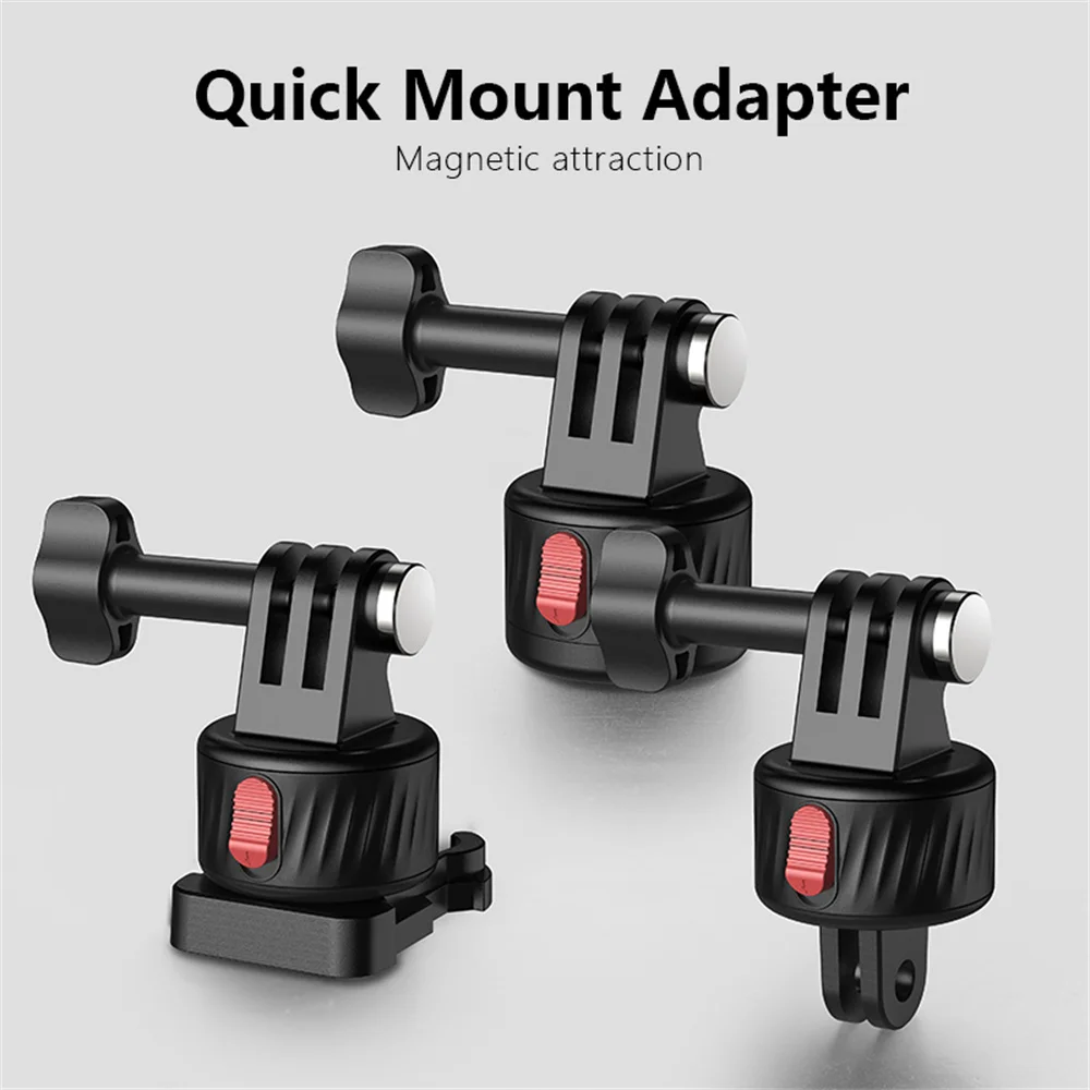 

Action Camera Magnetic Suction Quick Switch Mount Adapter Tripod for GoPro Hero 11/10/9/8/7/6/5 Insta360 X2 X3 POV Accessories