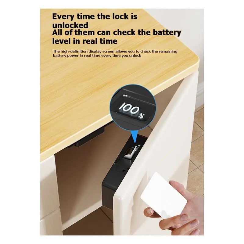 Smart Drawer Electronic Door Lock - DIY Wooden Cabinet Locks Multiple Unlocking Methods