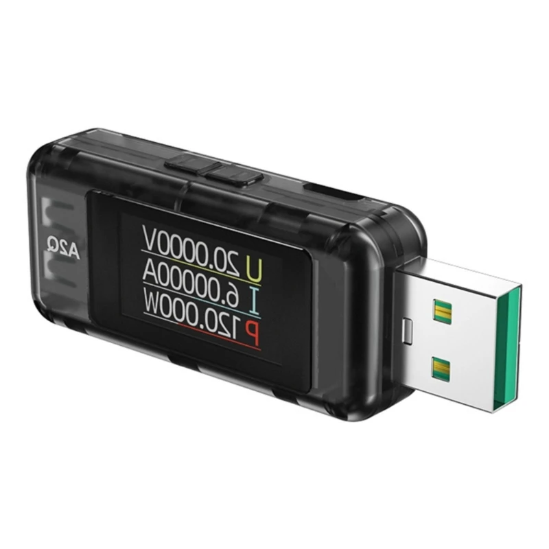 A2Q USB 전압 및 전류 측정기 테스터 휴대 전화 고속 충전 8A 120W USB 전원 테스터 충전 드롭 배송