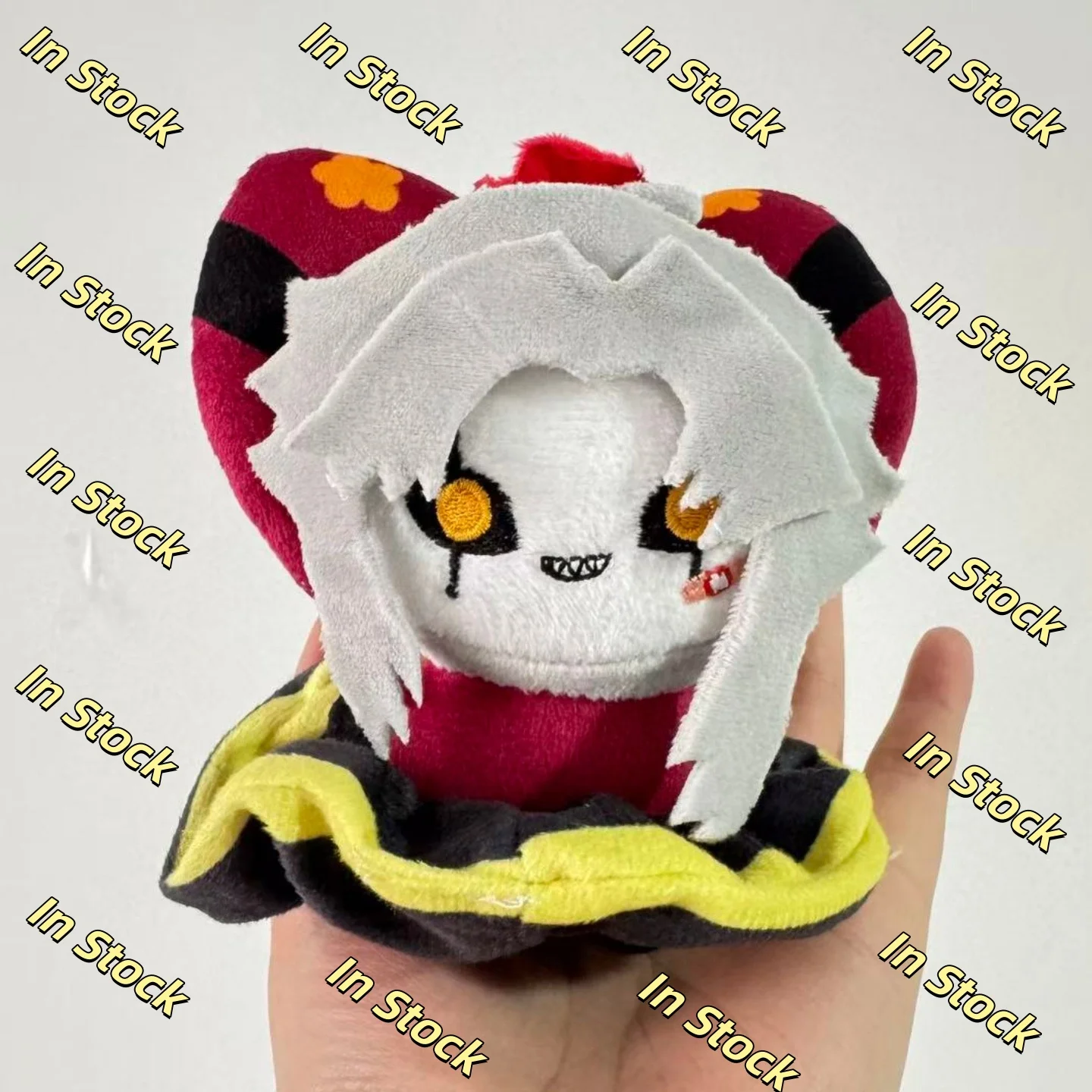 

Generic Pierrot Plush Doll 10cm Circus Freak Cotton Stuffed Toy Fan Support Collectible Gift For Anime Fans And Kids Desk Decor