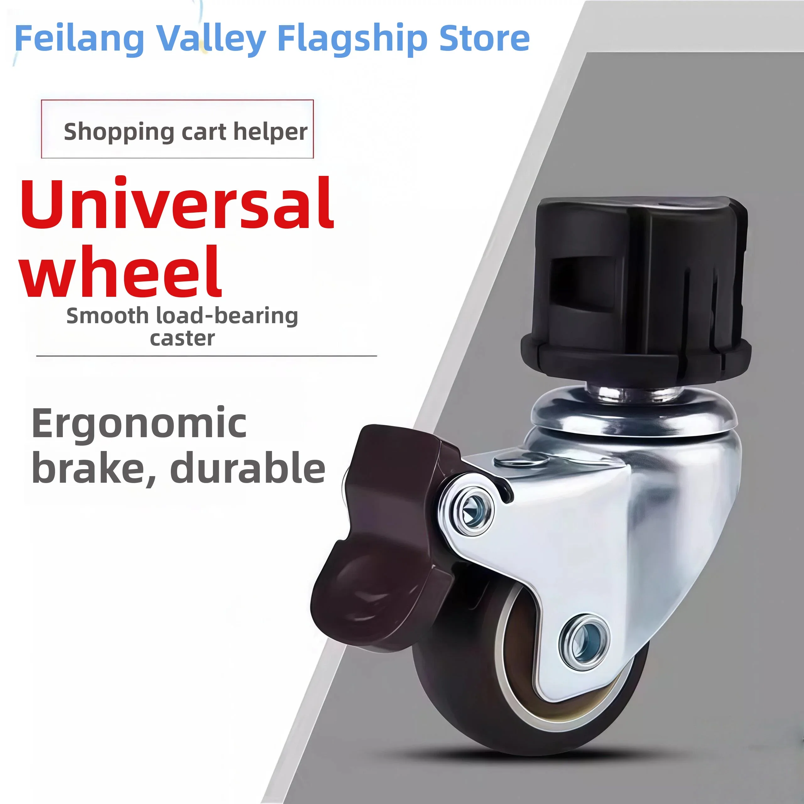 thickened-wear-resistant-shopping-cart-wheels-metal-frame-non-slip-universal-wheels-with-brake-home-storage-utility-cart