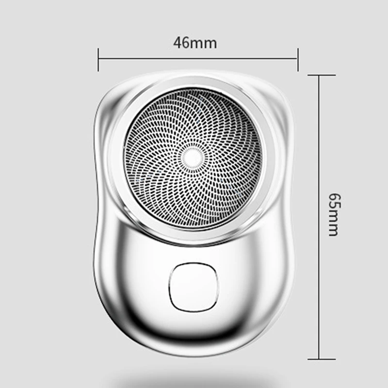 Przenośne elektryczne do golenia nowe ulepszone Mini męskie golenie elektryczne do golenia za pomocą jednego przycisku