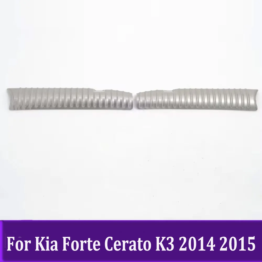 

Inner Rear Bumper Pad Protector Trim Tail Trunk Scuff Plate Cover For Kia Forte Cerato K3 2014 2015