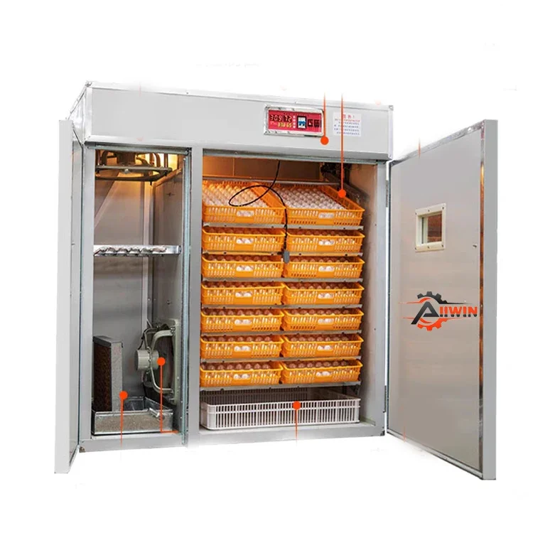 1000 Chicken Eggs Incubator And Hatcher / Egg Incubator Of Egg Hatching Machine