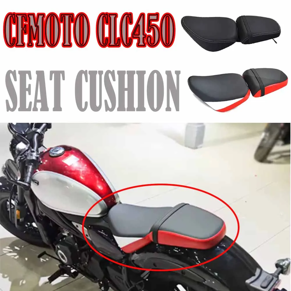 

Customized Retro Motorcycle Double Seat Cushion for cfmoto clc 450 CLC450 Shock-absorbing waterproof motorcycle improved cushio
