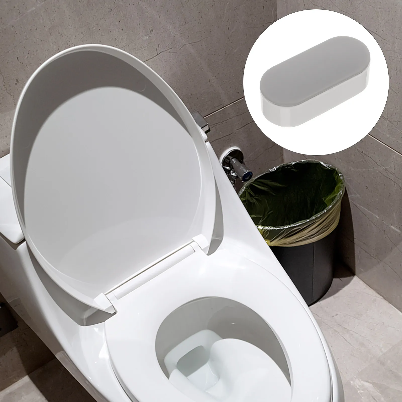 

4Pcs Heavy Duty Toilet Seat Bumper Pads with Strong Adhesive for Noise Reduction Comfortable Lid Closing Toilet Cover