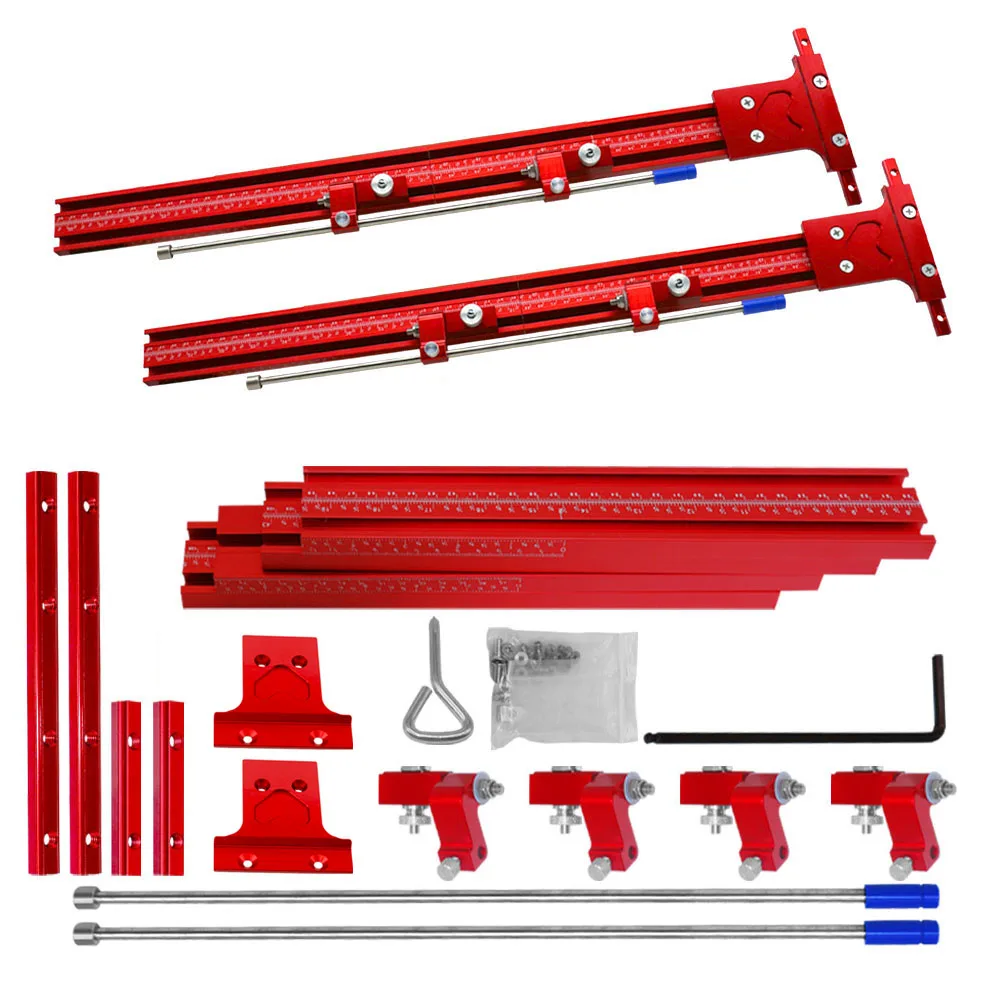 Woodworking Parallel Guide Rail System Electric Circular Saw Track Engraving Machine Slotting Parallel Sliding Auxiliary Tool