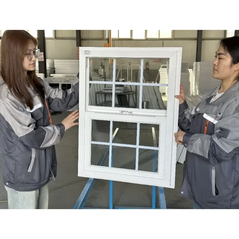 Super Window House Customized House Interior Residential Vinyl Single Hung Double Hung Window