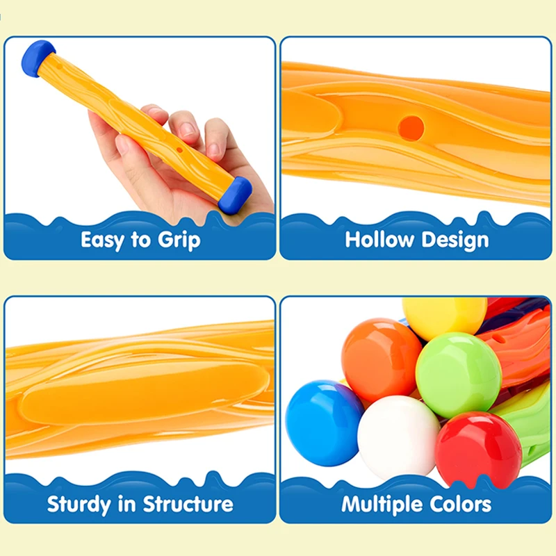 Pool Accessories Set, Colorful Pool Exercise Supplies, Professional Swimming Pool Training Aids for Deep Water Practice TMZ