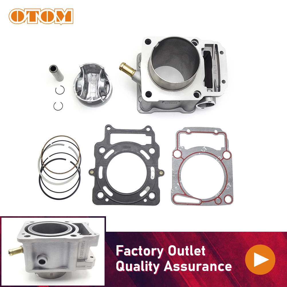 OTOM Motorcycle Dirt Bike 300cc For ZONGSHEN Parts ZS174MN-3 CBS300 Engine Cylinder Kit Cylinder Block Piston Gasket Ring Pin