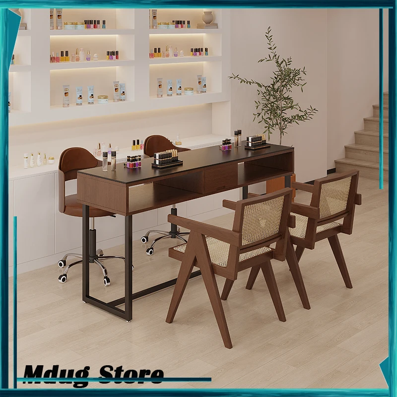 

Organiser Charms Nail Table Arm Rest Stickers Equipment Luxury Nail Table Station Vacuum Mesa De Manicura Manicure Furniture