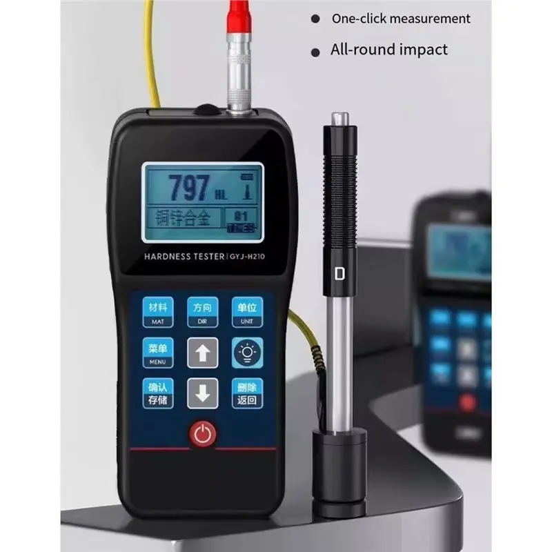 PHFU-Leeb Hardness Meter For Steel Measuring Tools Without Standard Block- HL HB HRA HRB HRC HV HS Rebound Meter Durometer