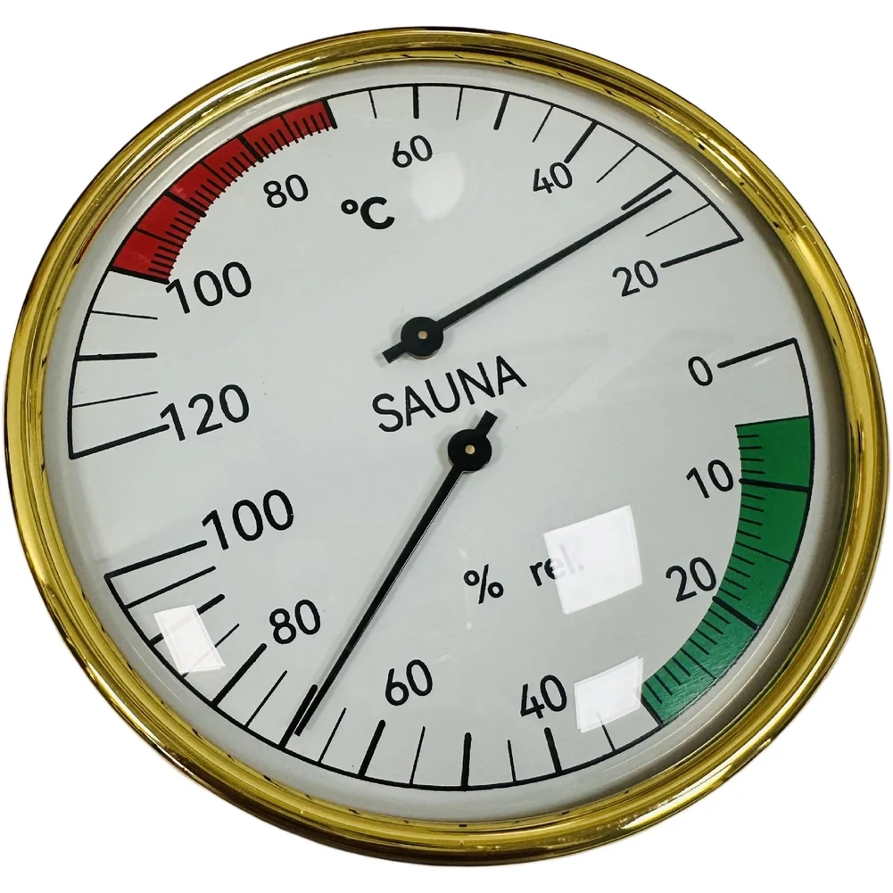 Heat-Resistant Thermometer Sauna Thermometer Indoor Environment Monitoring ABS Construction Accurate Measurement
