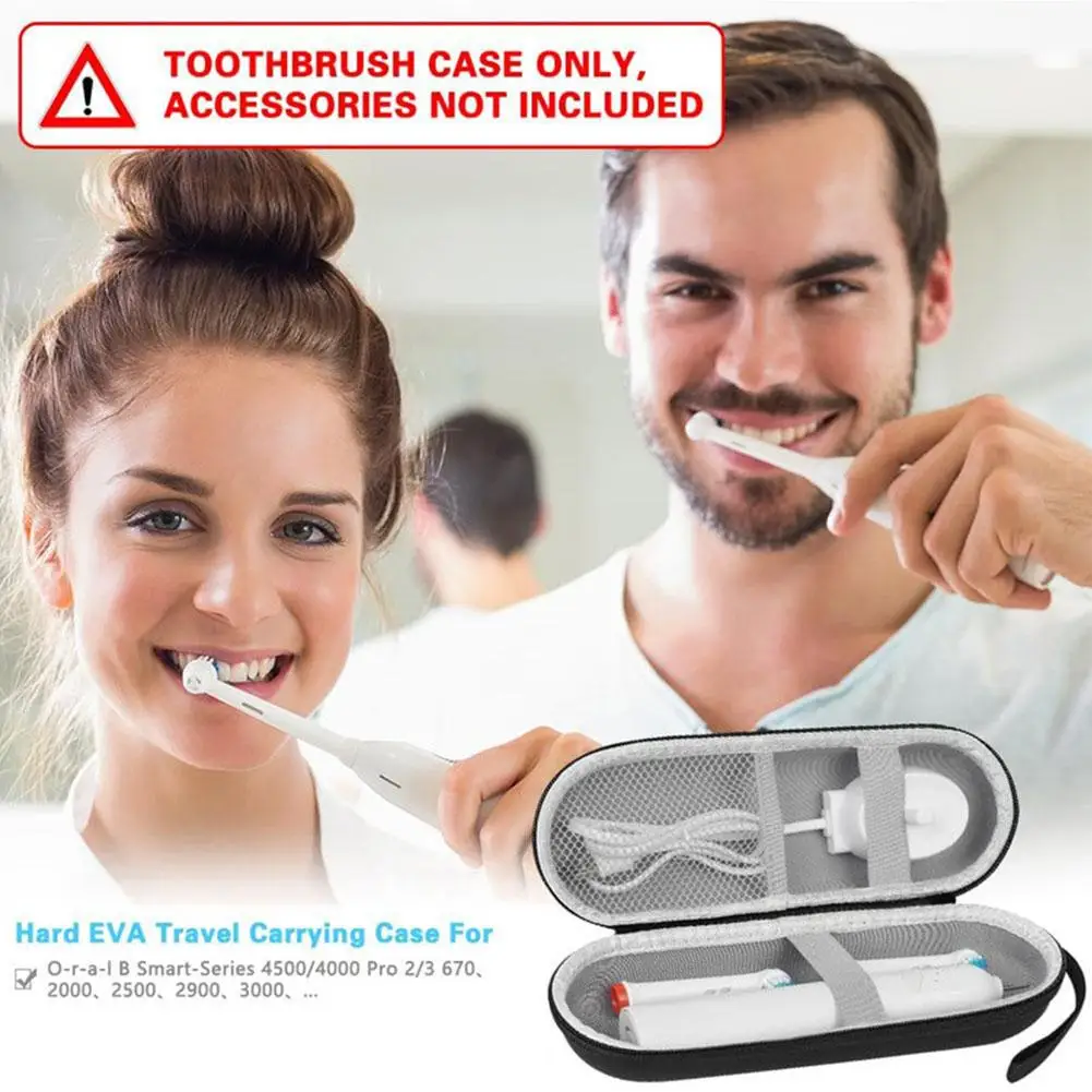 Storage Case for Oral-B Pro/iO,Philips Sonicare, Oral B Toothbrush Electric Toothbrush Case For Brush Heads Accessories Portable