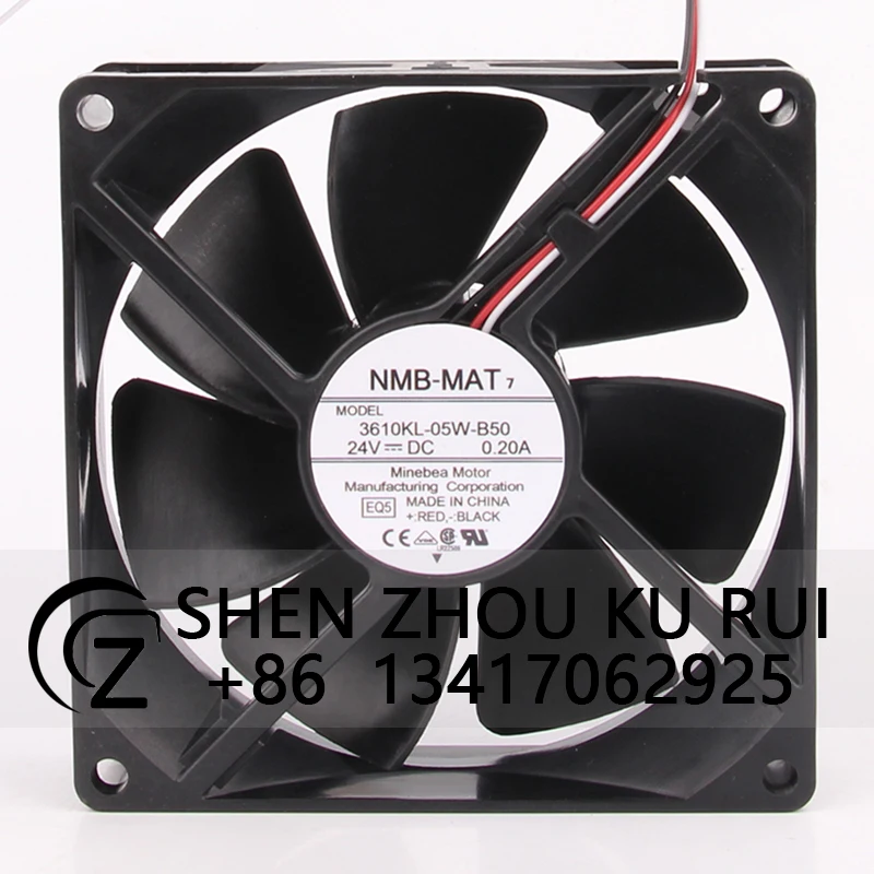 Case Fan for NMB-MAT 3610KL-05W-B50 92*92*25mm 24V 0.20A 9025 9CM Inverter Cooling Fan