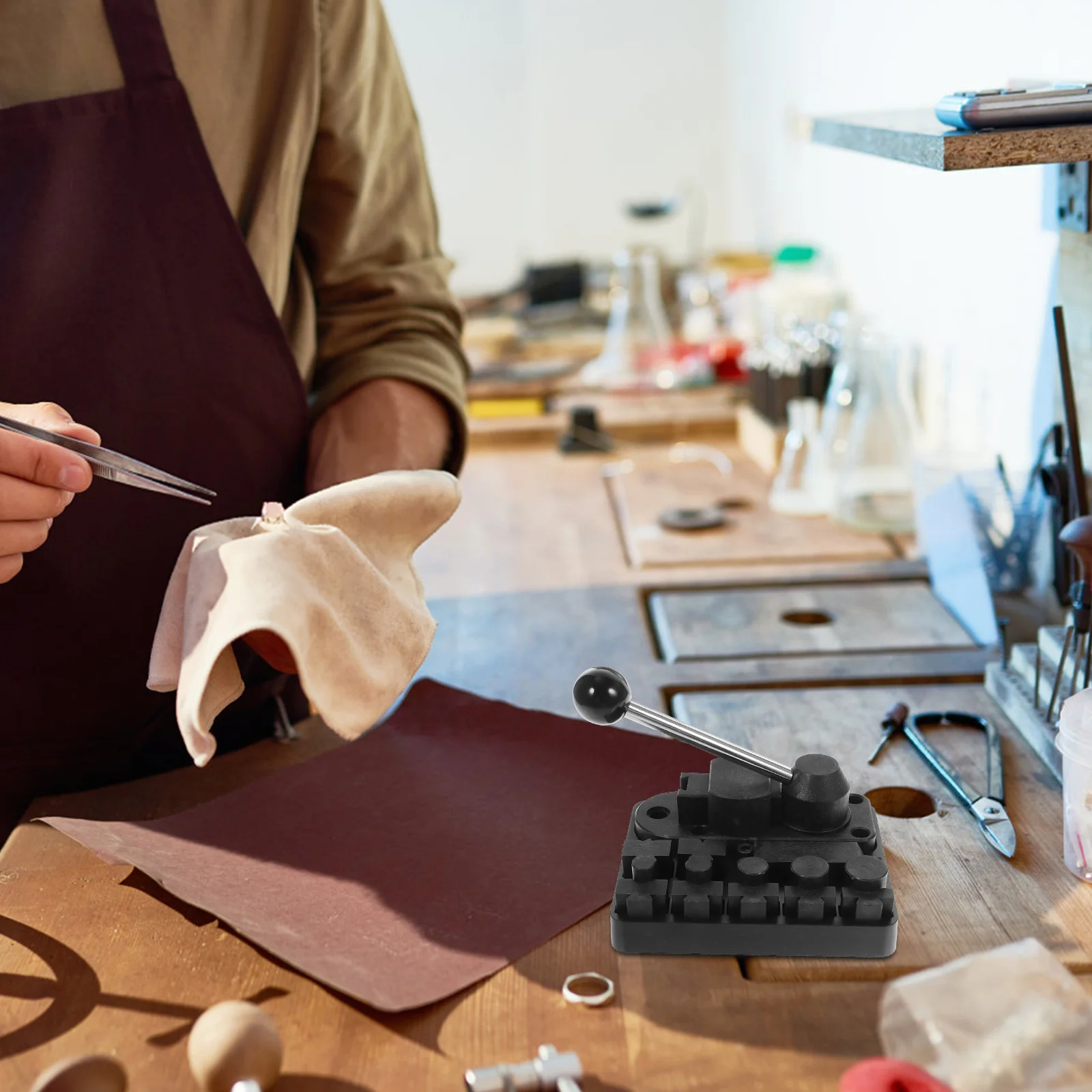 Biegemaschine zur Schmuckherstellung, professionelle Biegemaschine, ABS, einfache Verwendung, verschiedene Größen, Löffel-Set, Metallprägung