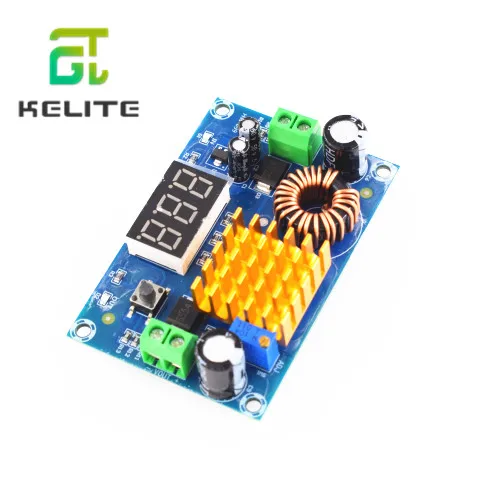 XH-M411 DC 3V-35V to DC 5V-45V Boost Converter Module Voltage Regulator Adjustable Step Up Voltmeter Digital Display Module