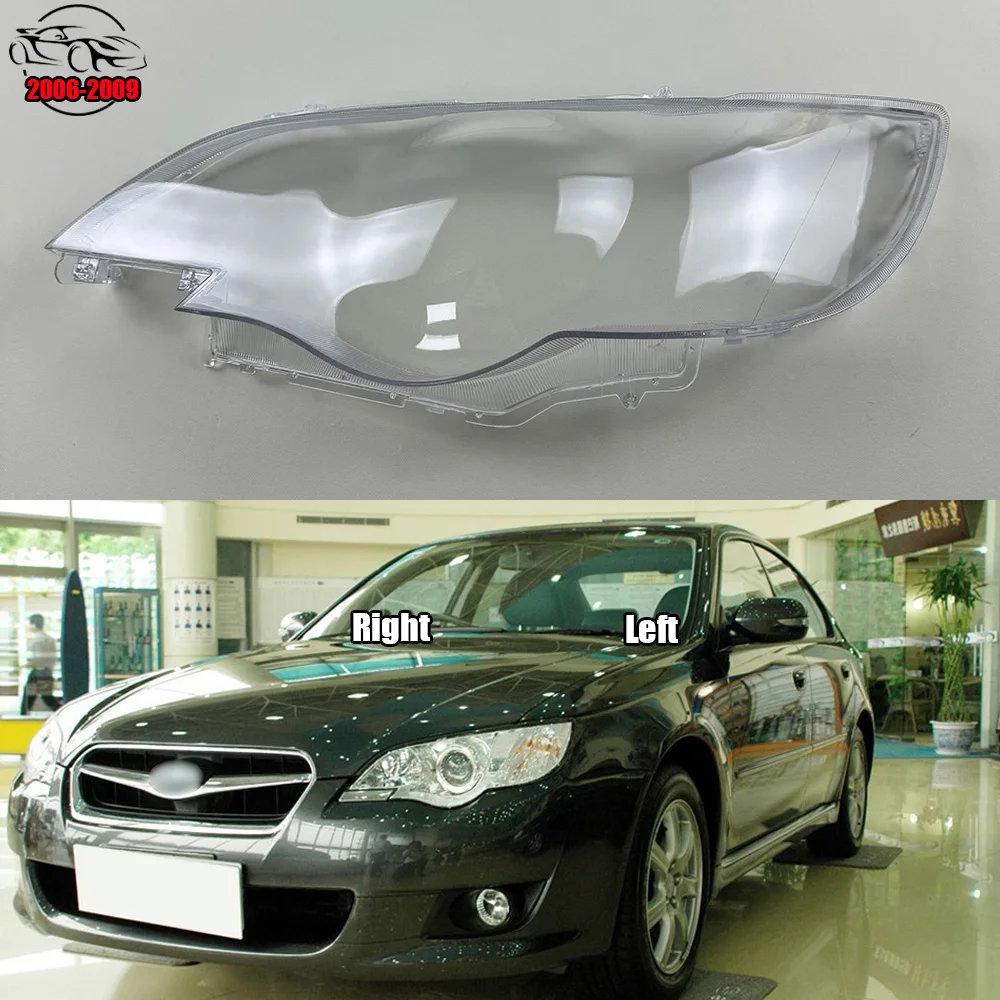 

For Subaru Legacy 2006 2007 2008 2009 Transparent Headlight Cover Lampshade Headlamp Lamp Shell Plexiglass Replace Original Lens