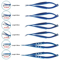 Titanium Vannas Capsulotomy Scissors Straight Curved Angle Scissors Eye Surgical Tool Ophthalmic Instrument