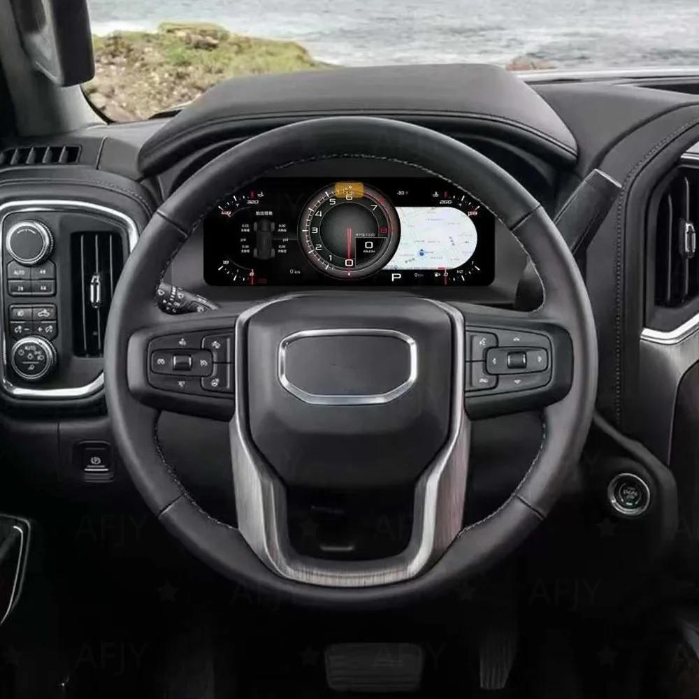 

Digital Cluster Odometer For GMC Sierra Denali Silverado 2019 2020 2021 2022 2023 Carplay Car Radio Dashboard Virtual Cockpit