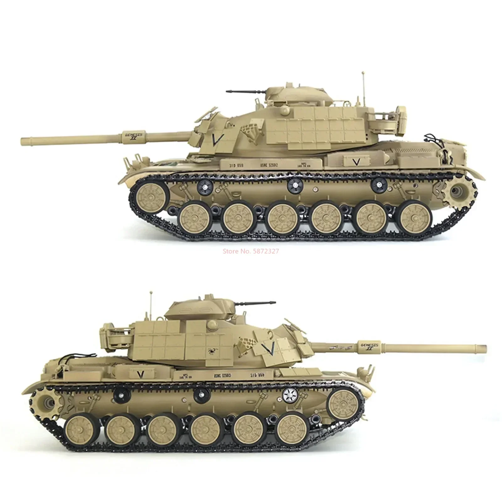 Nuovo serbatoio telecomandato U M60a1 1:16 Coolbank/td Patton 2.4ghz simulazione serbatoio da combattimento elettrico regalo divertente per bambini