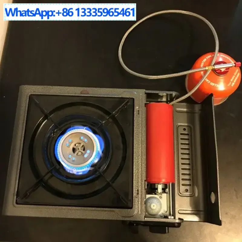 

2Pcs card magnetic suction cassette furnace external connection hose lengthened flat gas tank liquefied gas converter gas adapte
