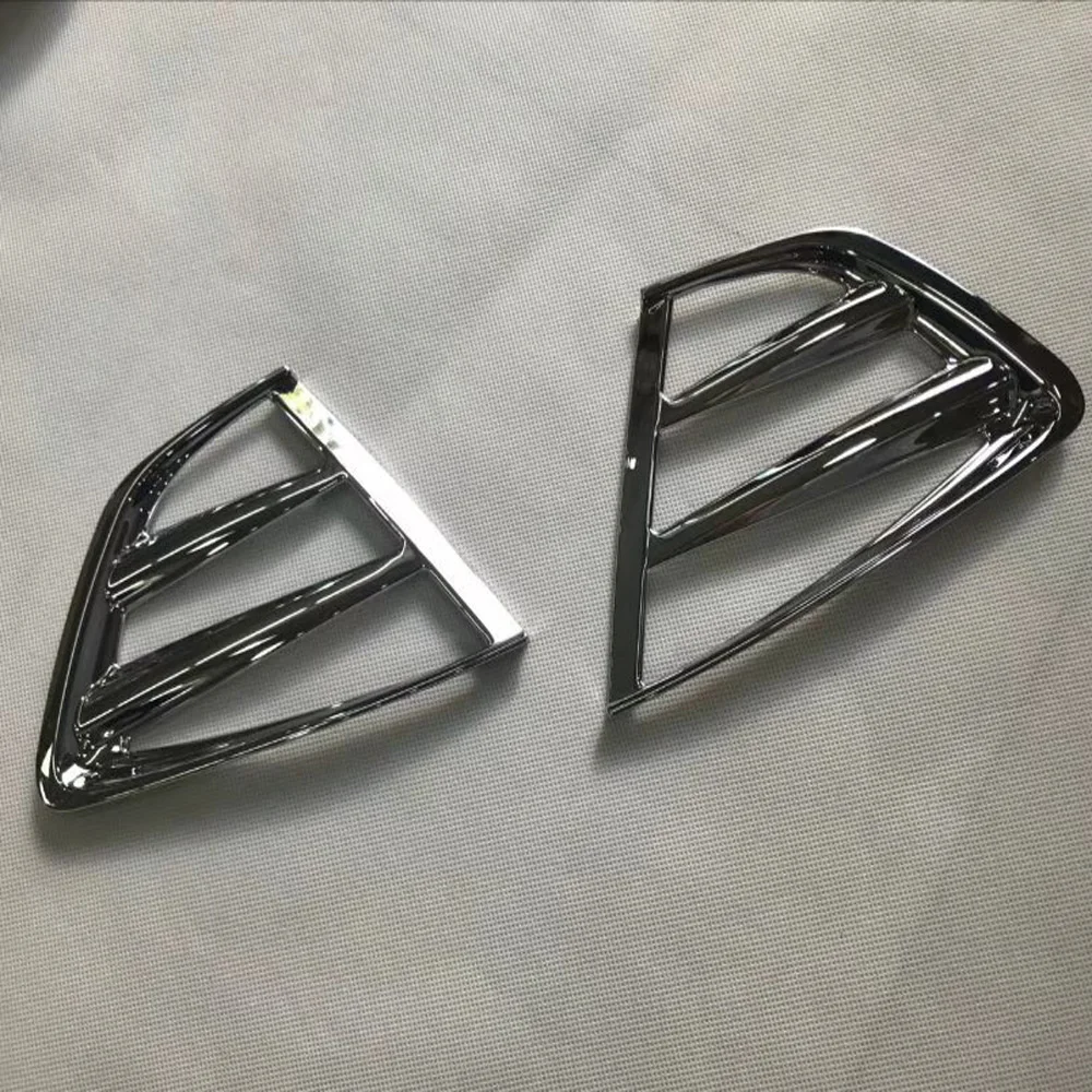 For Honda Freed GB5 2017 2018 2019 ABS Chrome Front Rear Fog Light Lamp Cover Bezel Sticker Bumper Reflector Car Accessories