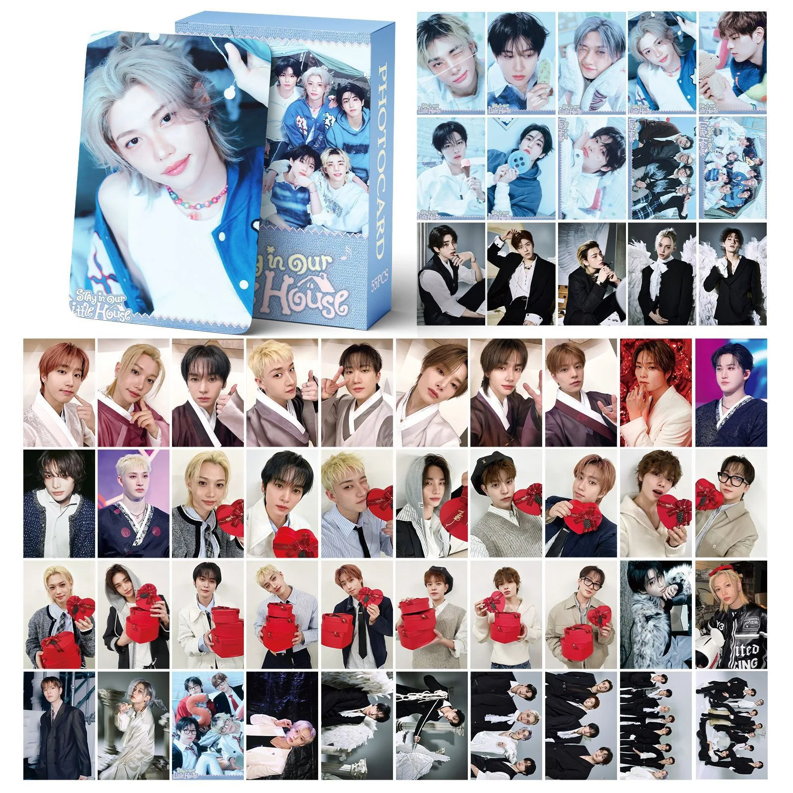 55/95PCS Kpop Hot Boy Group 6TH FANMEETING 2026 Photocards Lomo Cards Hyunjin Felix LeeKnow Han BangChan Photo Album Fans Gifts - view 2
