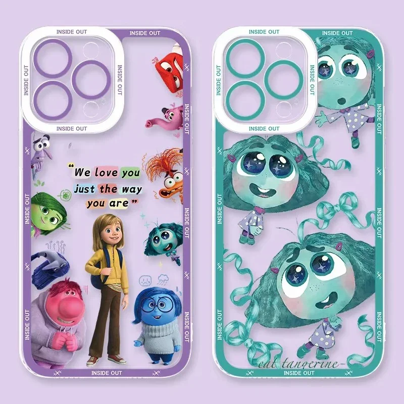 Anime Disney Inside Out 2 Case For Samsung Galaxy A54 A34 A24 A14 A13 A53 A33 A73 A23 A05 A05S A72 A52 A52S A32 A22 A12 A51 A71