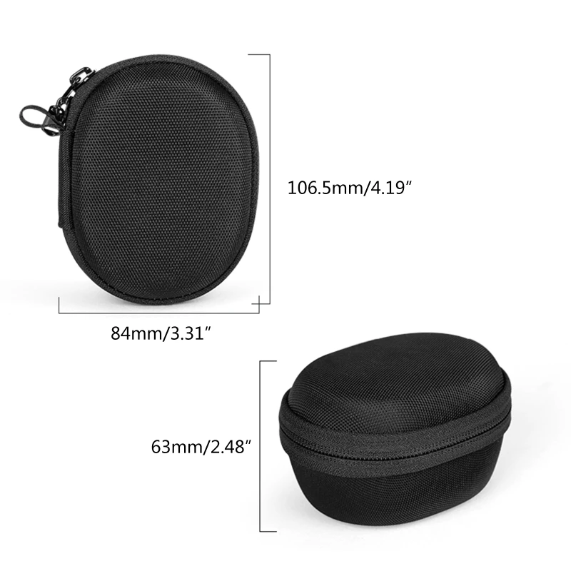 Travel EVA Zipper Waterproof Storage Case Soft Interior Cushioned Portable Carrying Container for Smart Watch Wristwatch