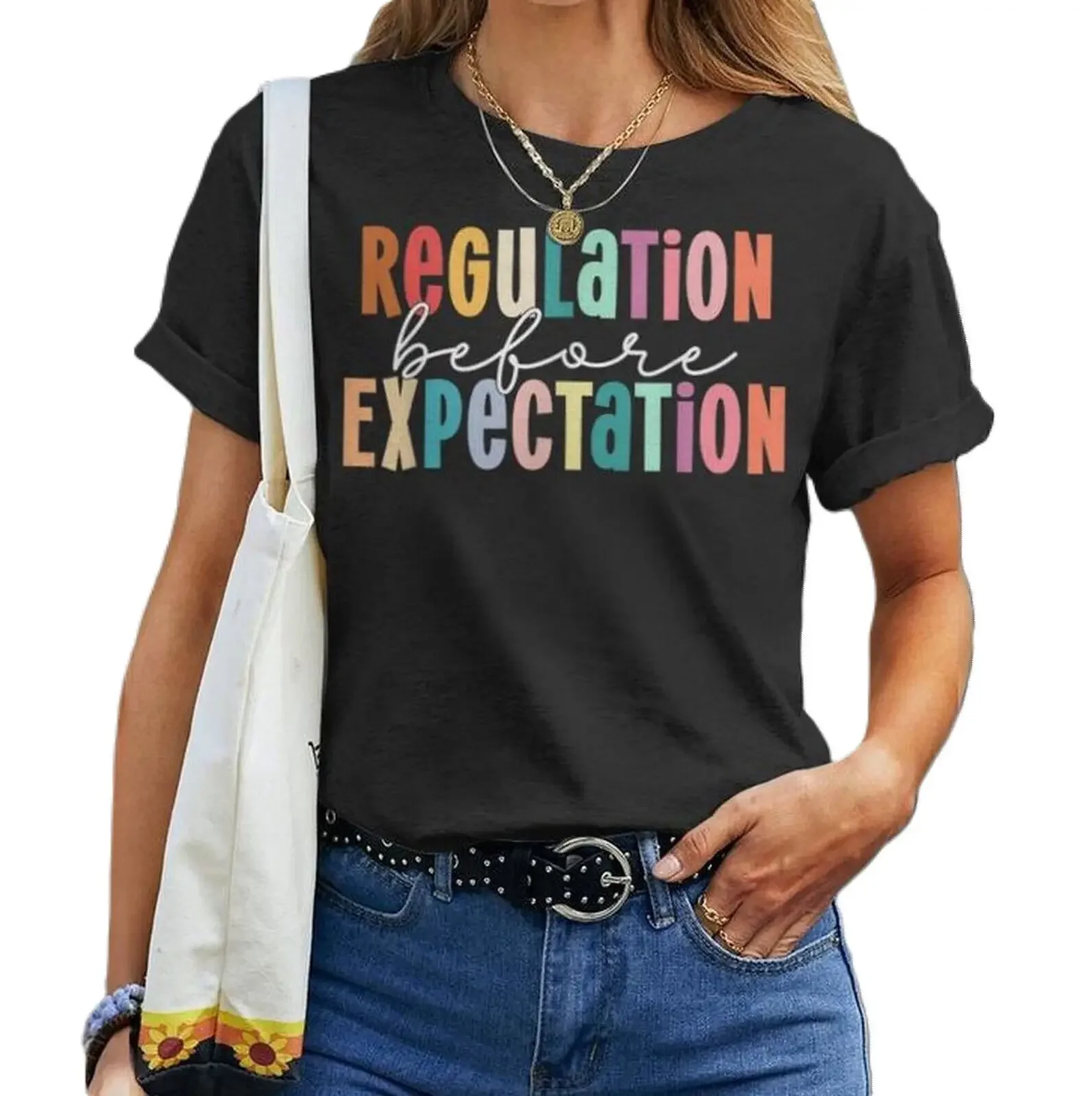 Regulation Before Expectation Shirt, Autism Special Education Tee, SPED Teacher