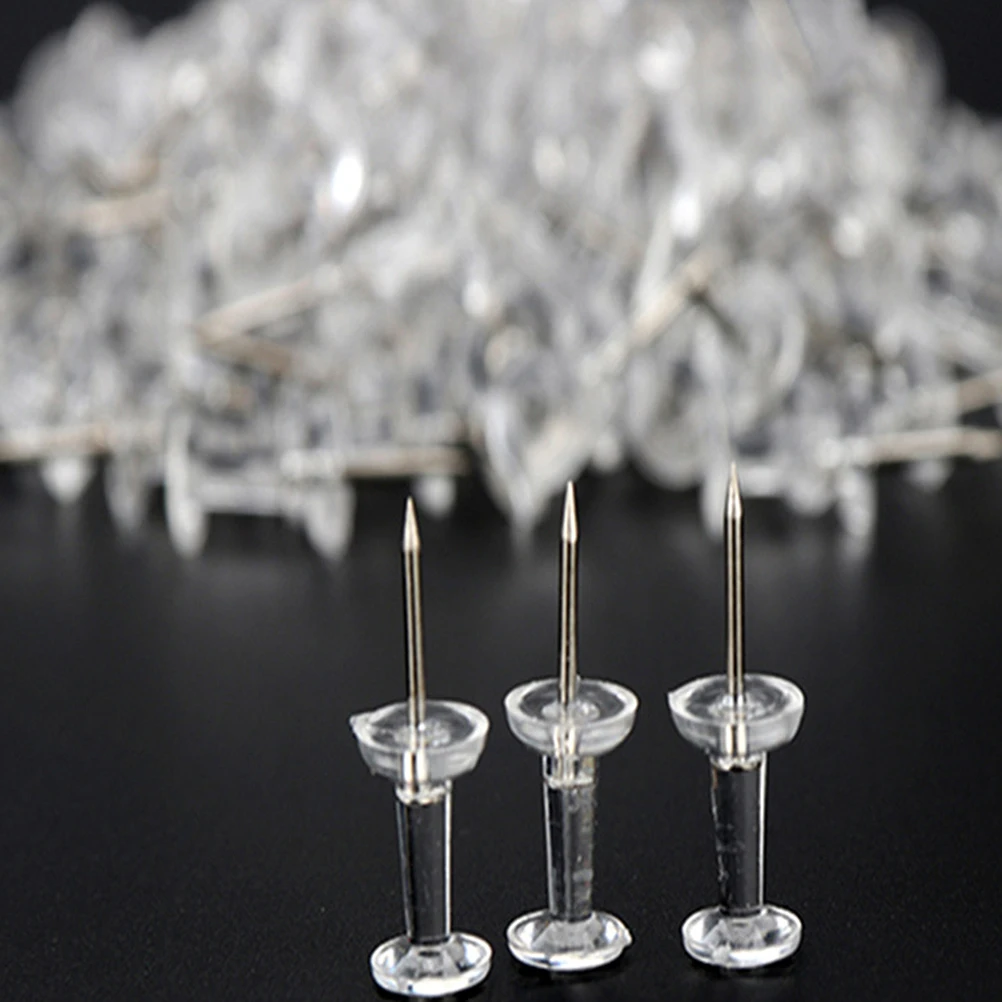 

300Pcs Colorful Push Pins Practical Plastic Head Steel Point for Bulletin Boards Map Pin Map Tack Plastic Push Pin