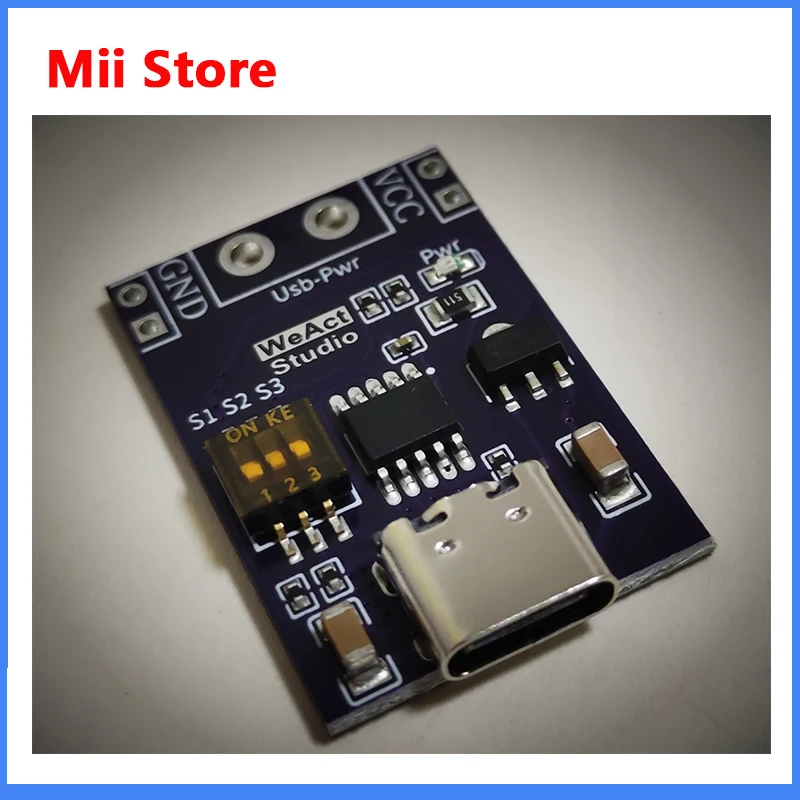 

Type-C QC AFC PD2.0 PD3.0 to DC Spoof Scam Fast Charge Trigger Polling Detector USB-PD Notebook Power Supply Change Board Module