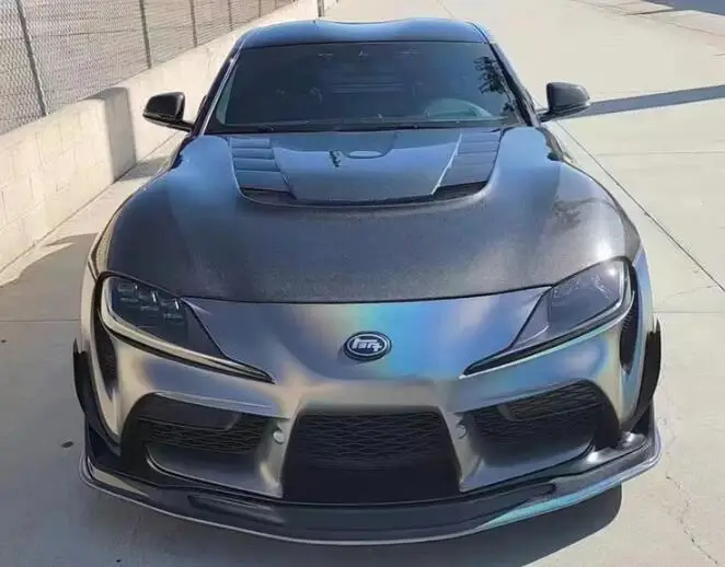 

Передняя крышка капота двигателя Varis из натурального углеродного волокна для Toyota Supra A90 2020 2021 2022 2023