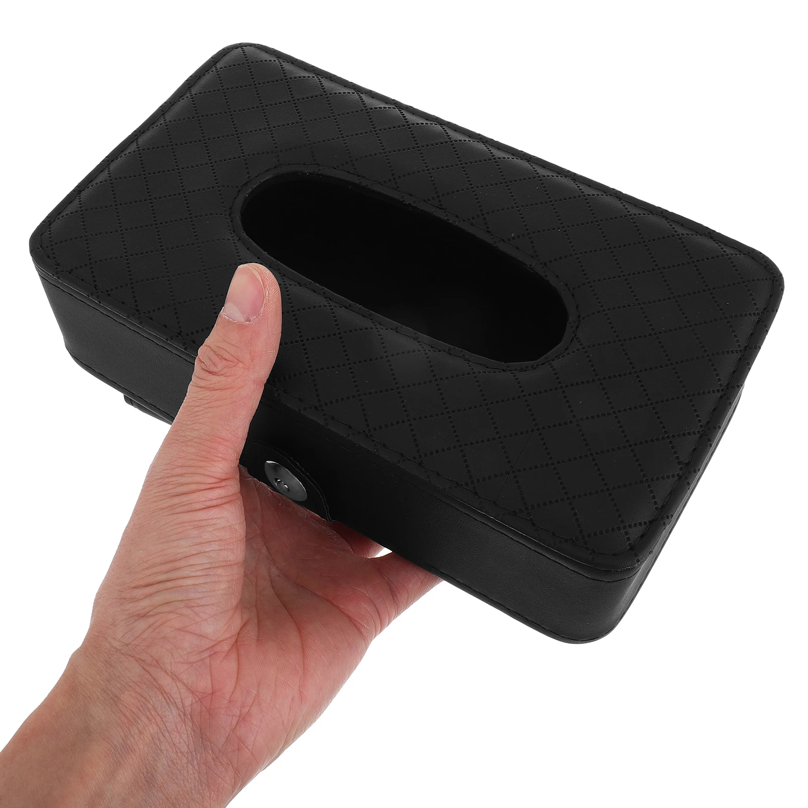 

Car Paper Box Accessories for Women Interior Tissue Holder Hanging Pu Backseat Cars