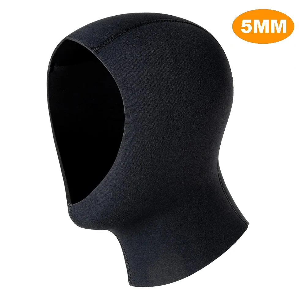 Neopreen Duikkap Wetsuit Cap 3mm/5mm Rekbare Thermische Duikkap voor Mannen Vrouwen Koud Water Zwemmen snorkelen Surfen