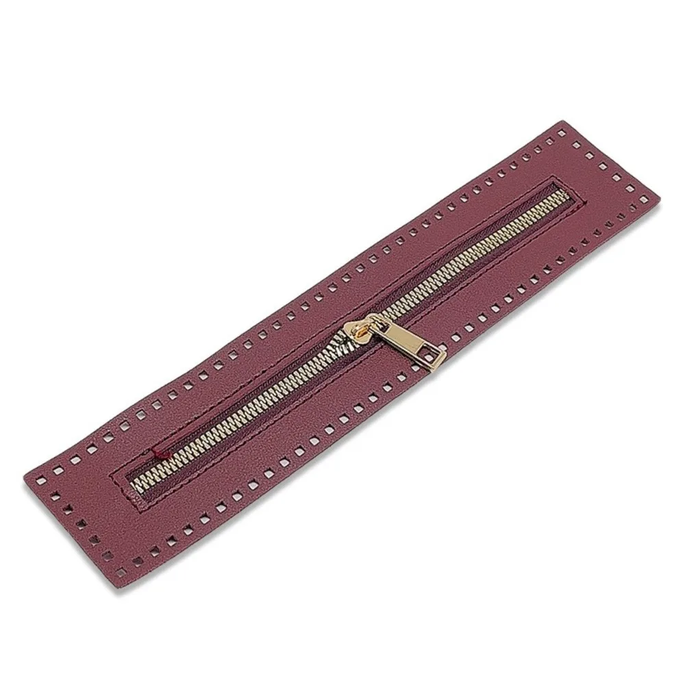 DIY PU Leather PU Bag Zipper Long 27CM Stitch Zipper Sewing Accessories Woven Bag