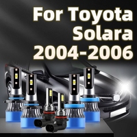 6Pcs 30000LM H11 LED Headlight Kit 6000K Super Bright 9005 Fog Lamp 9145 For Toyota Solara 2004 2005 2006