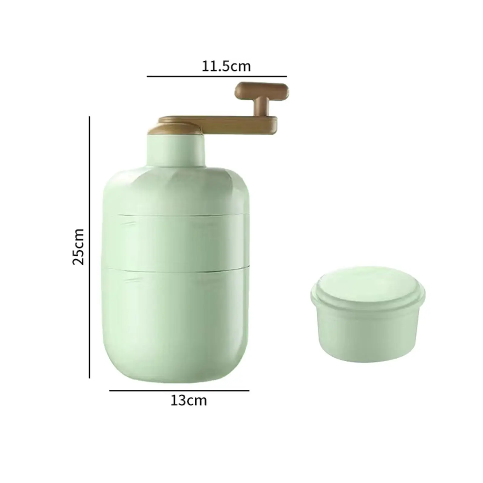 Ручной бритый льдогенератор, измельченный льдогенератор из нержавеющей стали, портативный