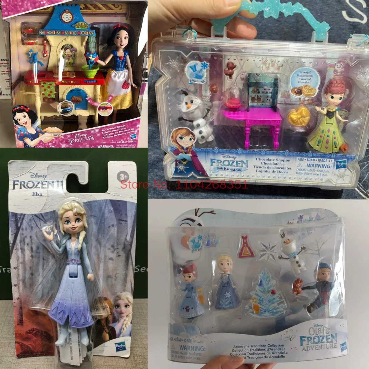 

In Stock Anime Toys Cute Fairy Tale Princess Character Dolls Dress-Up Dolls Frozen Scene Small Ornaments Action Figure Model Toy