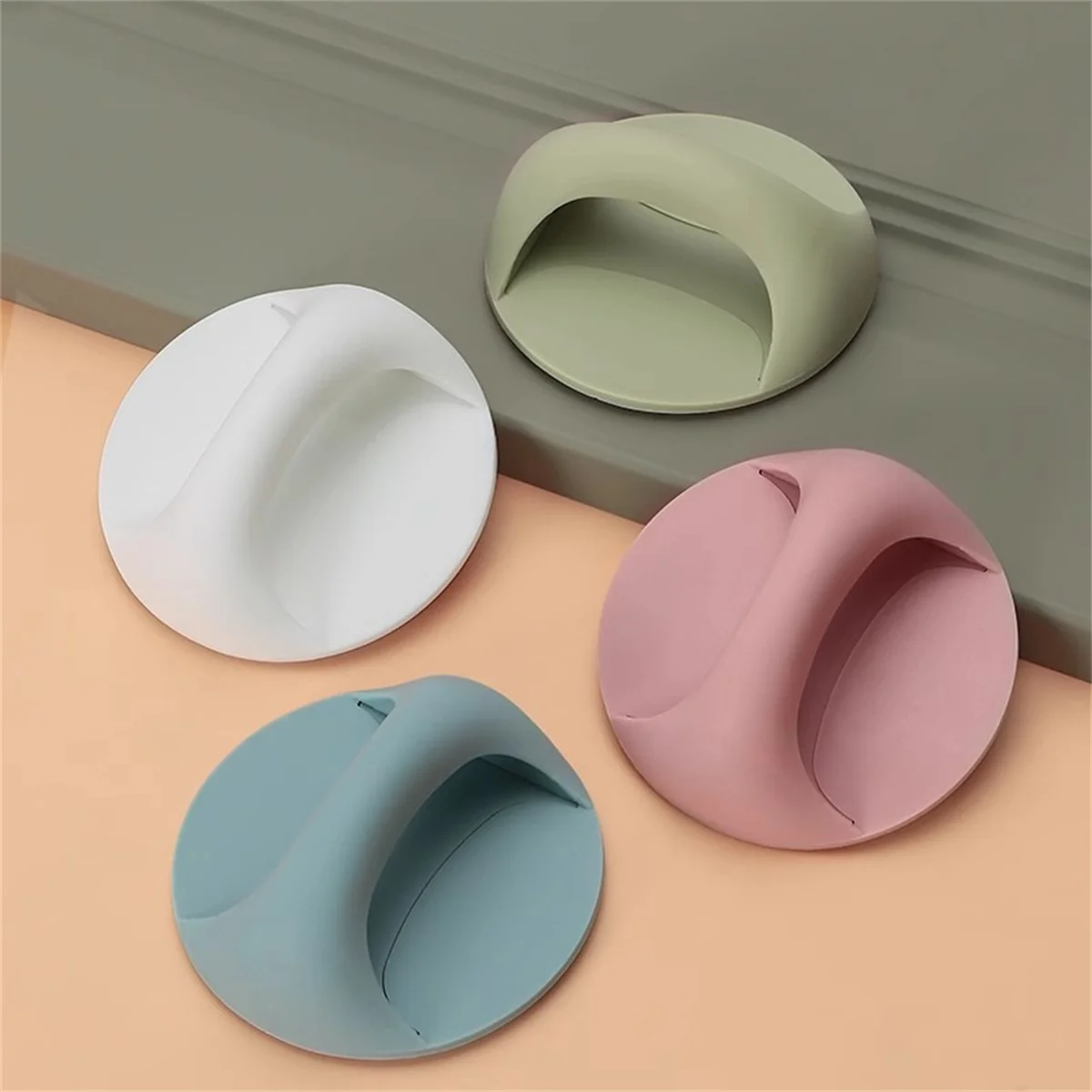 6pcs multi-purpose handles for cabinet, refrigerator, wardrobe door, sliding door, drawer, window plastic auxiliary door handles