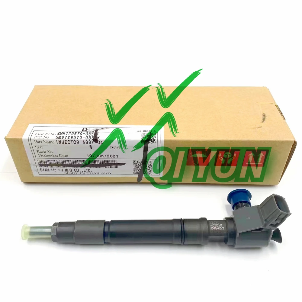 Genuine New Diesel Injector 23670-0E010 295700-0550 23670-11010 23670-19015 For HILUX REVO 1GD-FTV 2.8L