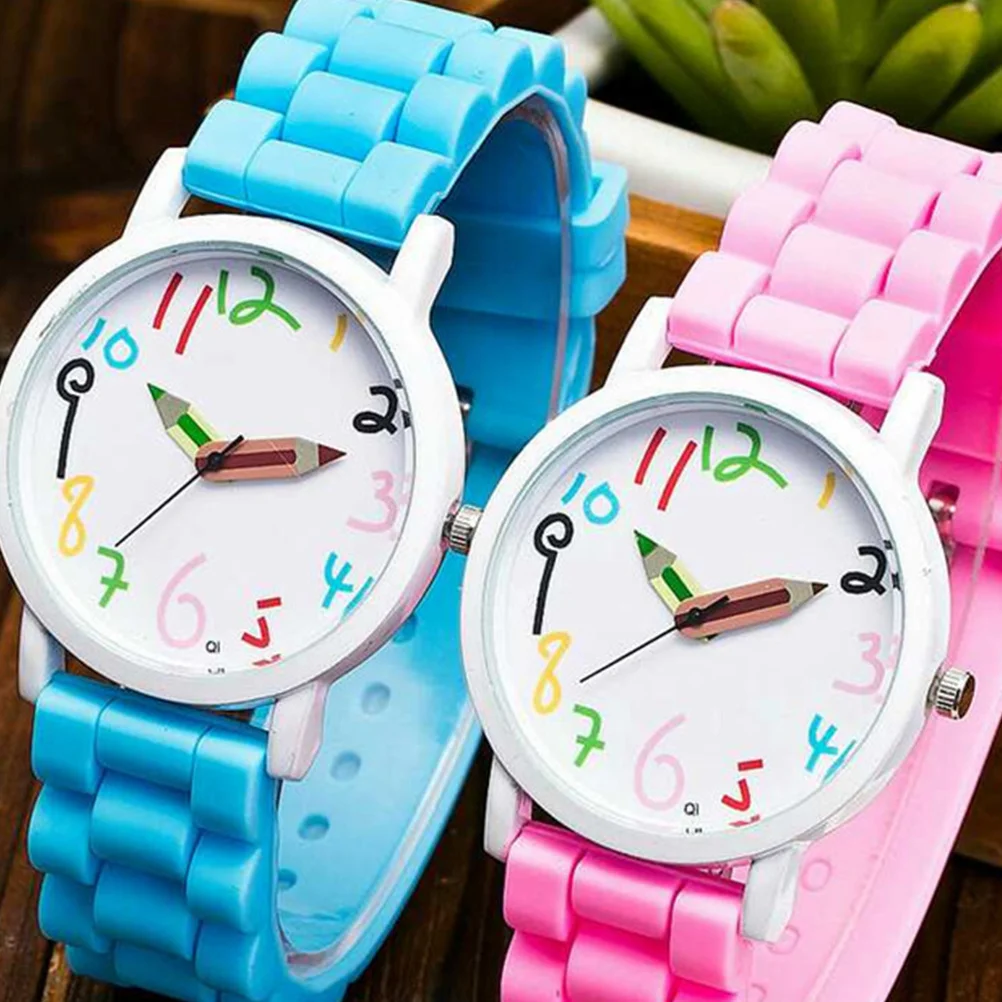 1Pcs Creative Kids Watch Quartz Movement Lovely Design Comfortable Strap Perfect Birthday Gift for Children Cartoon and Adorable
